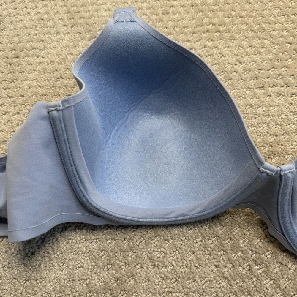 Aerie 38D Bra Blue Real Sunnie Full Coverage Underwire Back Closure T Shirt Bra - Picture 5 of 9